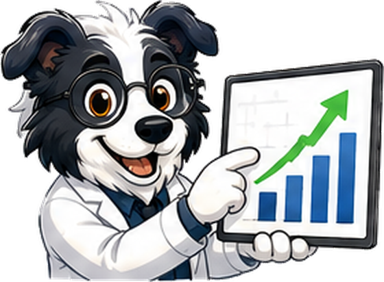 Max, mascote da m3sites — Um site é uma despesa. Um ativo digital gera retorno.