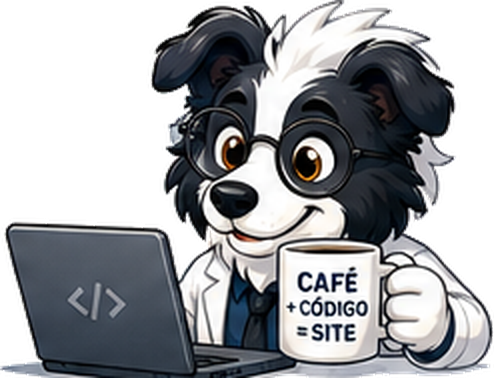 Max, mascote da m3sites — Preço é o que você paga. Valor é o que você recebe.